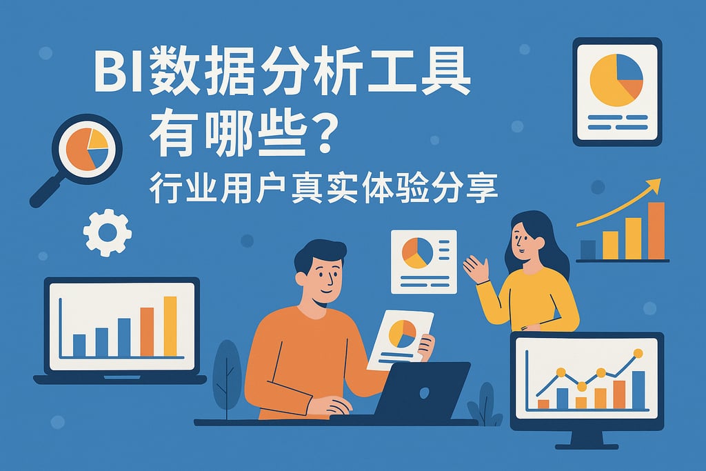 BI数据分析工具有哪些？行业用户真实体验分享"